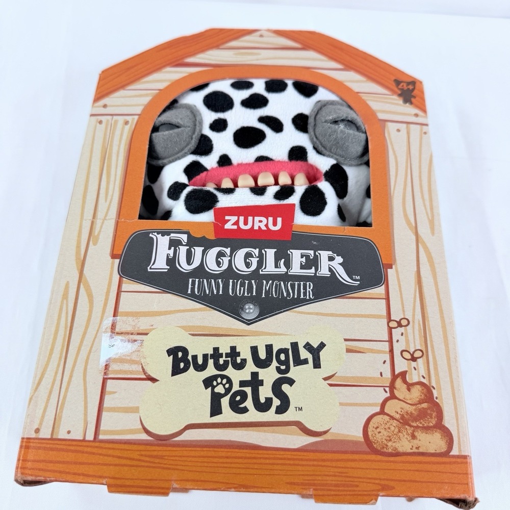 Fuggler Butt Ugly Pets‎ Annoyed Alien Dalmatian 9" Plush Figure ZURU NEW